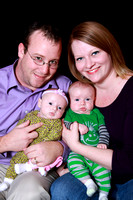 Newborn-Twins-Family Portraits-Oklahoma Photographer-Infant Photography-Edmond-OKC-Guthrie-CrookedGlass Studios