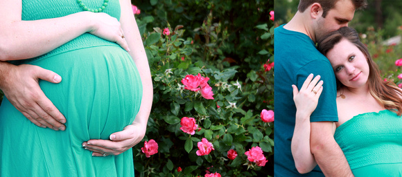 Maternity-Pregnant-Portraits-Expecting Family-Photography-Oklahoma-Edmond-Guthrie-Roses-CrookedGlass Studios